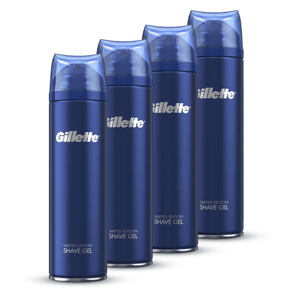 Gillette Fusion5 Ultra Sensitive Shaving Gel 200ml (4 Pack - 6 Month)