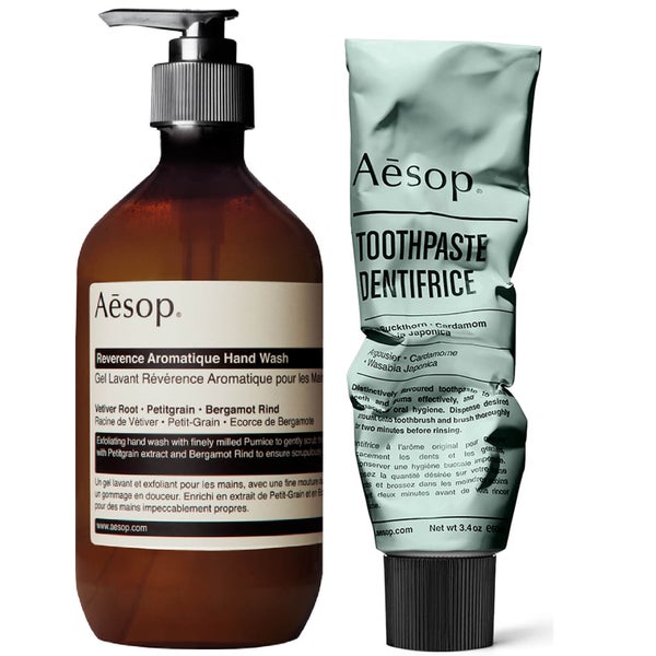 Aesop Hand Wash and Toothpaste Duo