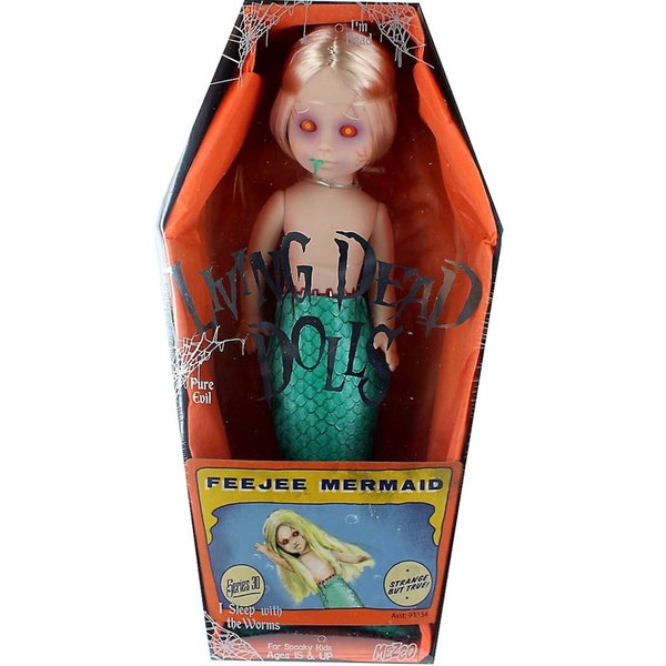 Mezco Living Dead Dolls Series 30 Variant - Feejee Mermaid 10 Inch Doll