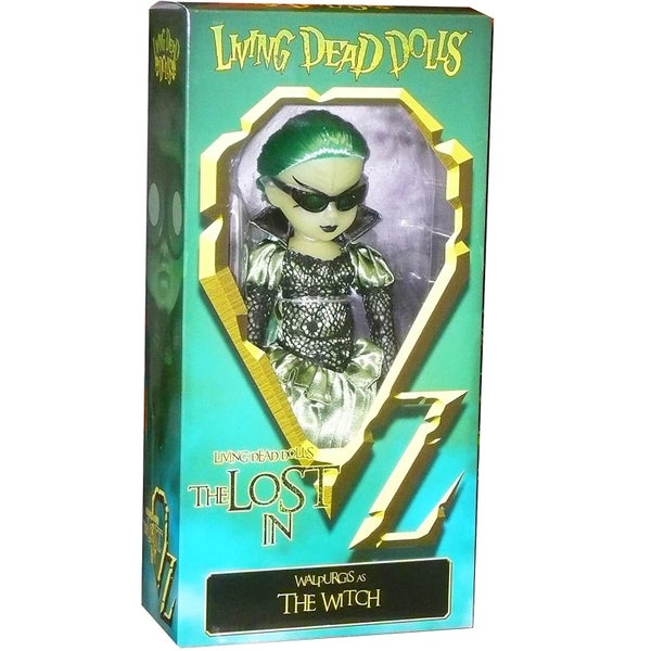 Mezco Living Dead Dolls - The Lost in OZ Exclusive Emerald City Variante - Walpurgis as the Witch Figur