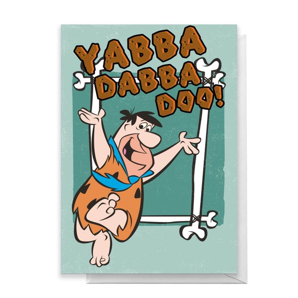 Flintstones Yabba Dabba Do Greetings Card