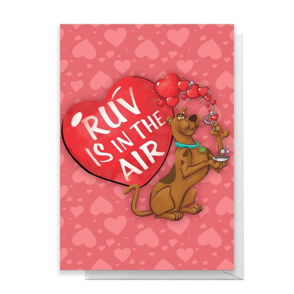 Scooby Doo Valentines Ruv Greetings Card