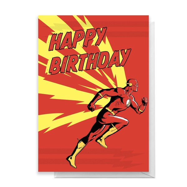 The Flash Happy Birthday Greetings Card