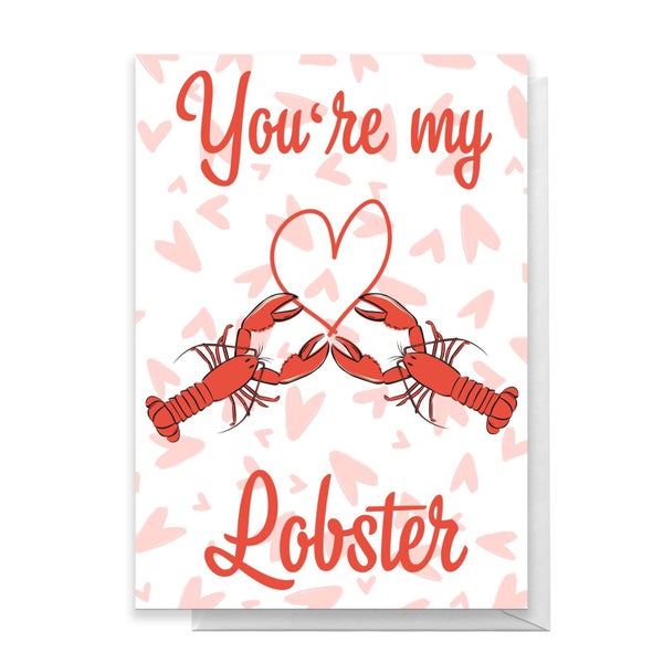 Friends Valentine's Lobster Greetings Card
