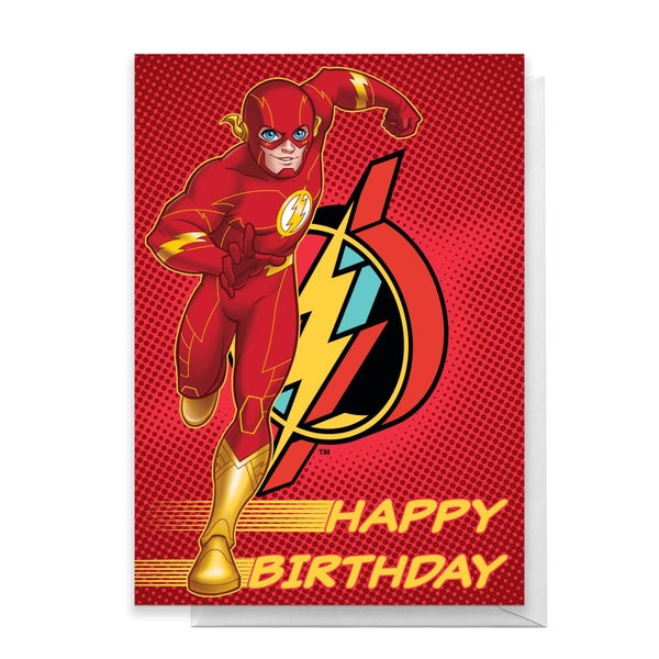 The Flash Happy Birthday Greetings Card - Standard Card