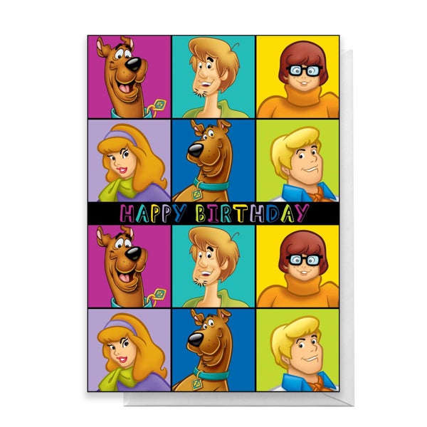 Scooby Doo Gang Happy Birthday Greetings Card