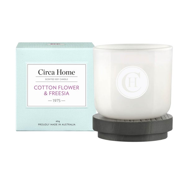 Circa Home Cotton Flower and Freesia Mini Candle 60g