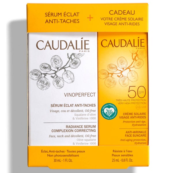 Caudalie Vinoperfect Serum 30ml and SPF50 Suncare Duo 25ml