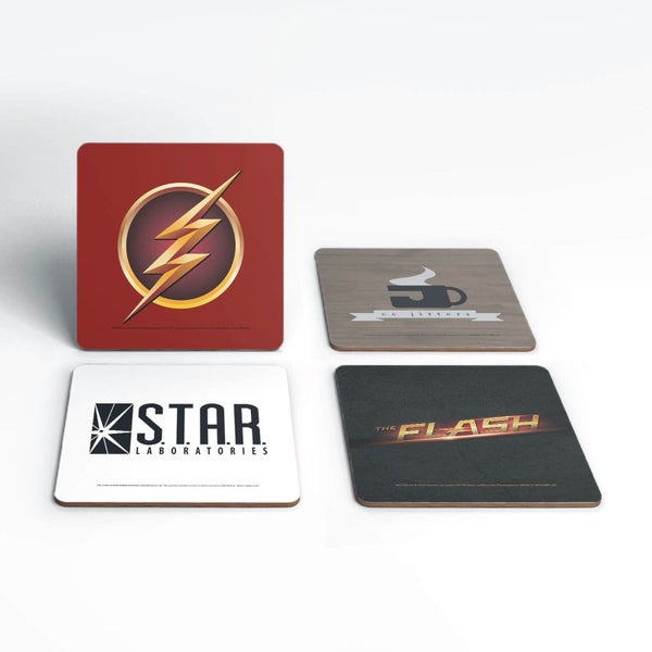 DC Flash TV Coaster Set