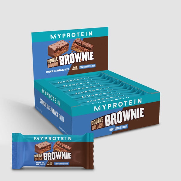 Brownie con doppio impasto - 12 x 60g - Gocce di cioccolato
