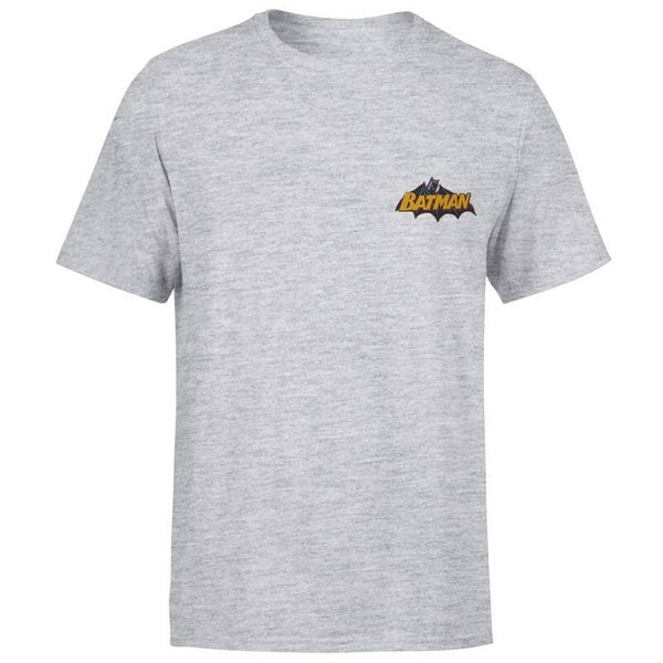 T-shirtDC Batman - Brodé - Gris - Unisexe