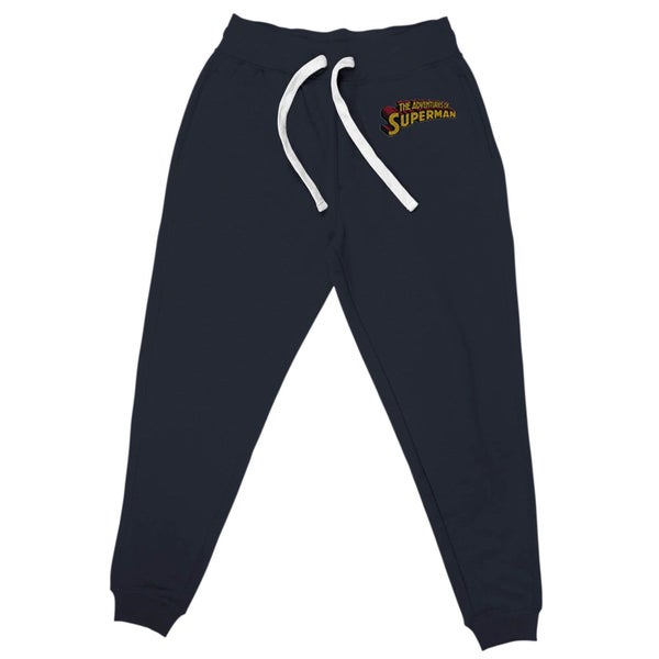 DC Superman Embroidered Unisex Joggers - Navy