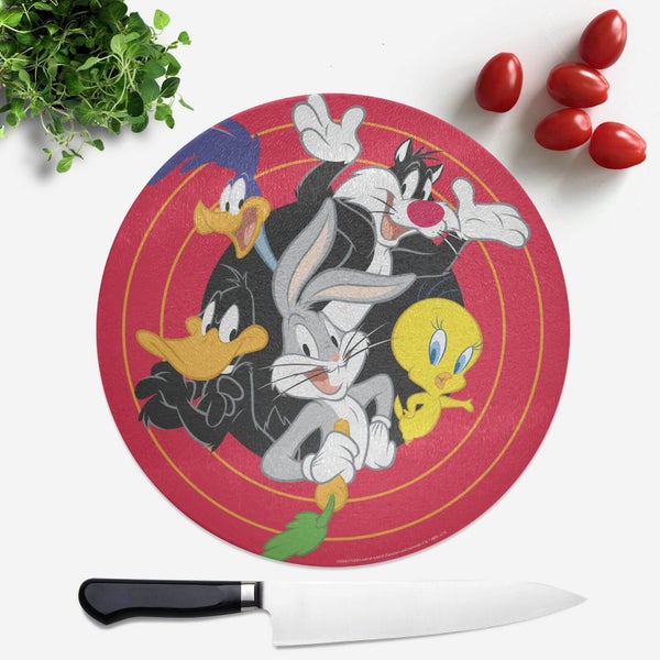 Looney Tunes Round Chopping Board