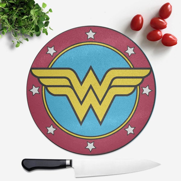 Wonder Woman Shield Round Chopping Board