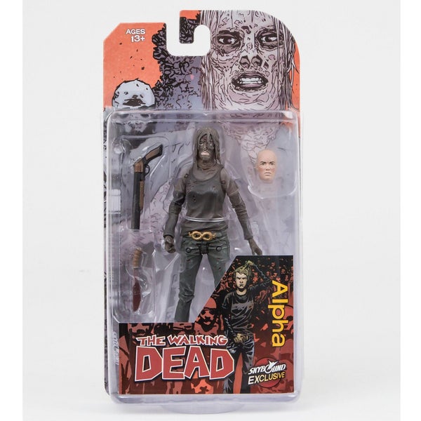 Skybound Walking Dead Alpha Figure (Bloody and B&W Variant)