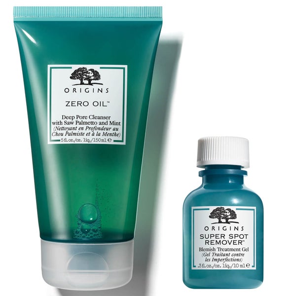 Origins Zero Oil Pore Cleanser and Bleamish Treatment Gel Bundle