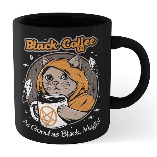 Ilustrata Black Coffee Mug - Black