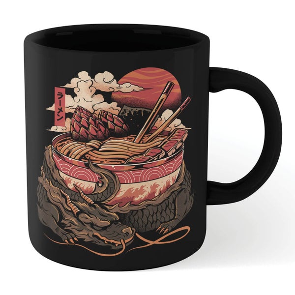Ilustrata Dragon's Ramen Mug - Black