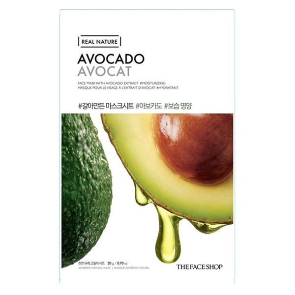 THE FACE SHOP Real Nature Sheet Mask Avocado