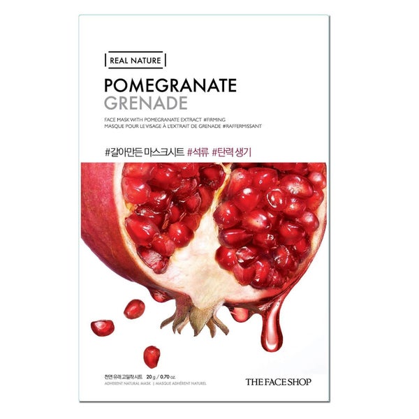 THE FACE SHOP Real Nature Sheet Mask Pomegranate