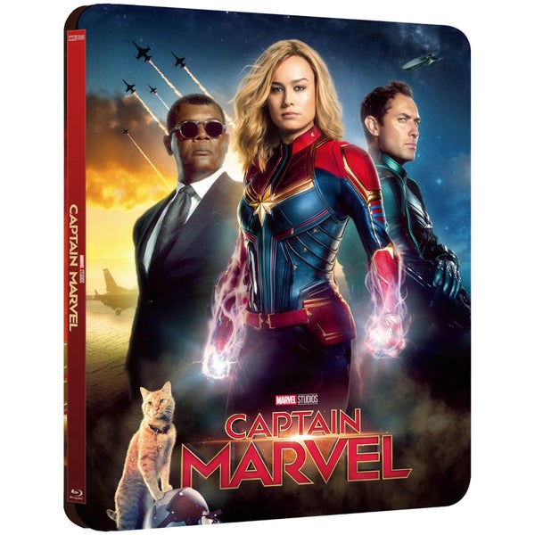 Captain Marvel - 4K Ultra HD Coffret Lenticulaire, Exclusivité Zavvi (Blu-ray 2D inclus)