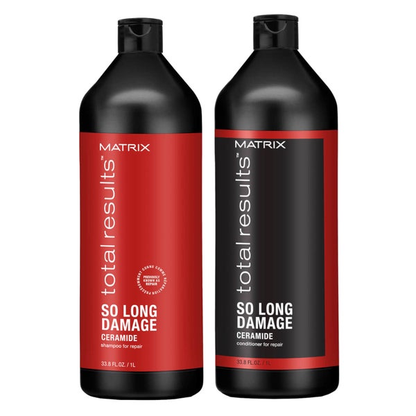 Matrix Total Results so Long Damage Shampoo and Conditioner Bundle 2 x 1000ml (Worth $120.00)