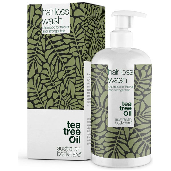 Naturalne rozwiązanie dla przerzedzających się włosów z szamponem Hair Loss Tea Tree