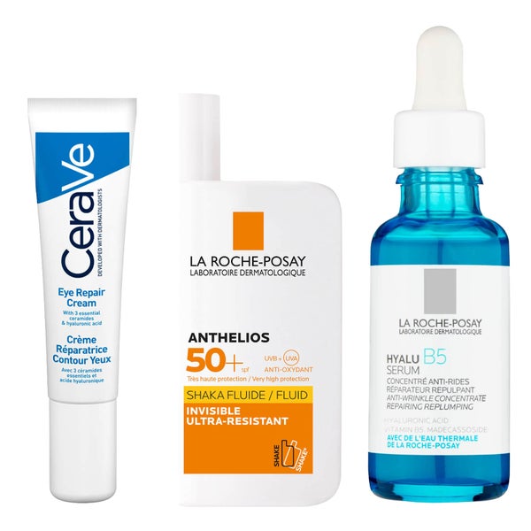 Daily Prep and Protect with Hyaluronic Acid and SPF Expert Skin Routine Bundle