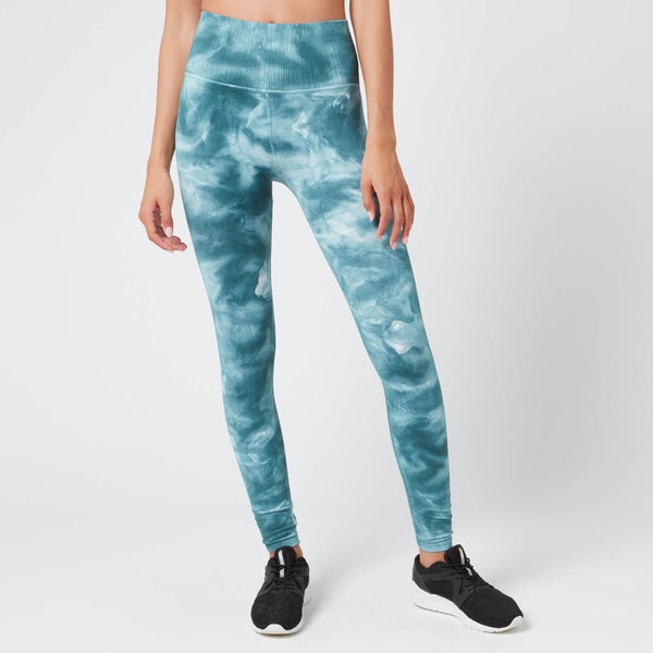 Free People Women's Movement Good Karma Tie Dye Leggings - Blue/Green