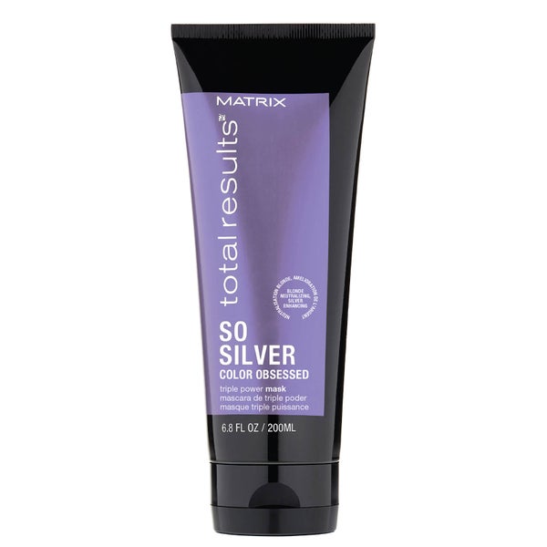 Matrix Total Results So Silver Purple Toning Hair Mask for Blonde, Silver and Grey Hair 200ml