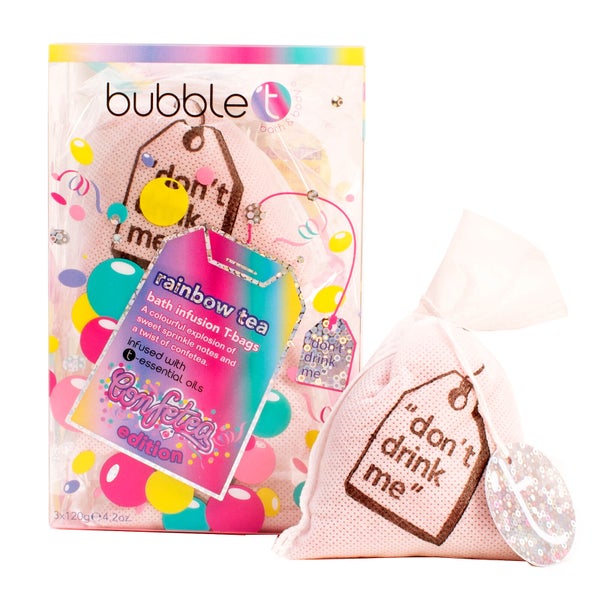 Bubble T Cosmetics Confetea Tea Bags 3 x 120g