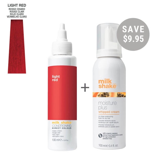 milk_shake Conditioning Direct Hair Colour Kit - Light Red
