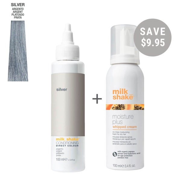 milk_shake Conditioning Direct Hair Colour Kit - Silver