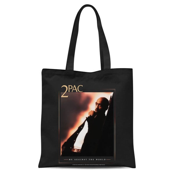 Tote Bag Tupac Me Against The World - Noir
