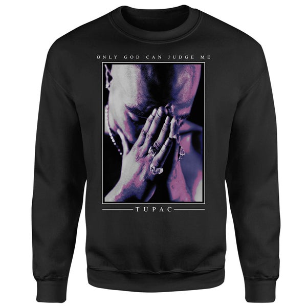 Sweat-shirt Tupac Only God Can Judge Me - Noir