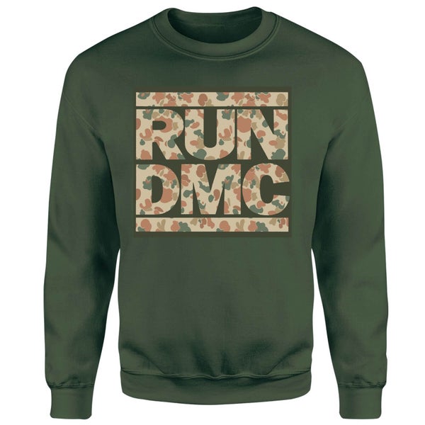 RUN DMC Camo Sweatshirt - Dunkelgrün