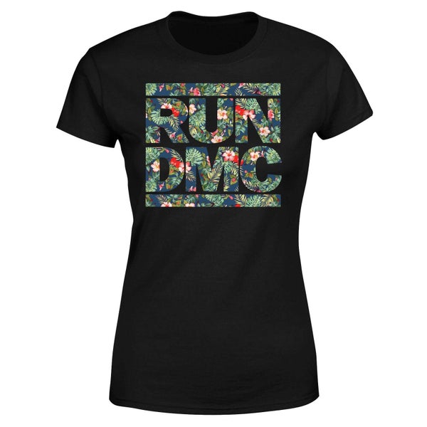 Tropical Run Dmc Women's T-Shirt - Black