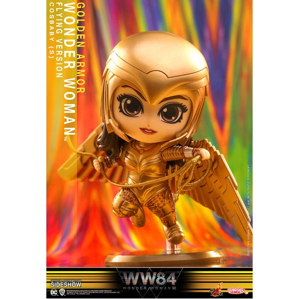 Hot Toys DC Comics Wonder Woman 1984 Cosbaby Mini Figure Golden Armour (Flying Version) 10 cm