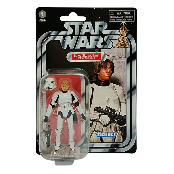 Hasbro Black Series Star Wars Vintage Collection Episode 4 Luke Skywalker Trooper Action Figure