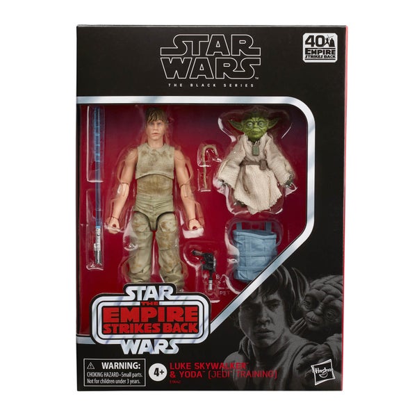 Hasbro Black Series Star Wars Luke and Yoda Deluxe 2-Pack Action Figure