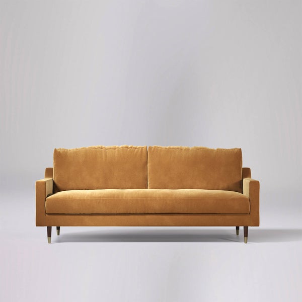 Swoon Reiti Velvet 3 Seater Sofa