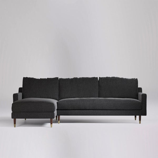 Swoon Reiti Smart Wool Corner Sofa - Left Hand Side