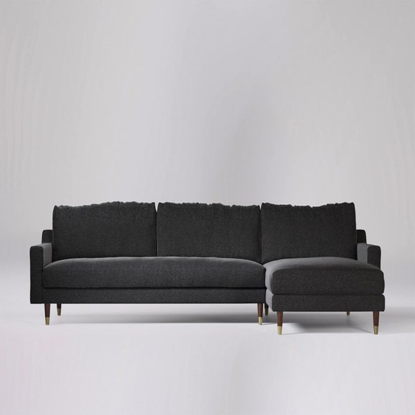 Swoon Reiti Smart Wool Corner Sofa - Right Hand Side