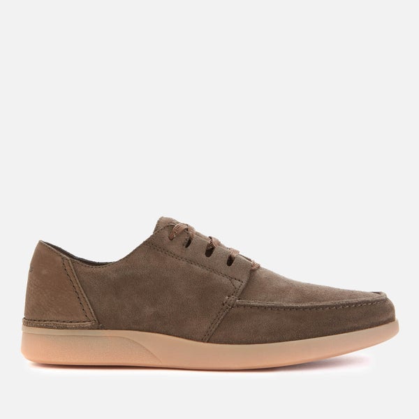 Clarks Men's Oakland Walk Suede Shoes - Dark Olive