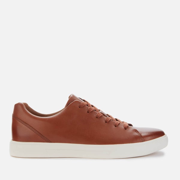 Clarks Men's Un Costa Lace Leather Low Top Trainers - British Tan