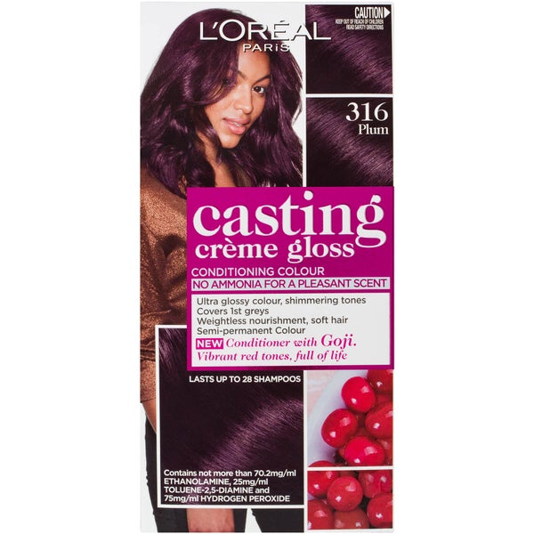 L'Oréal Paris Casting Creme Gloss Semi-Permanent Hair Colour - Plum 316