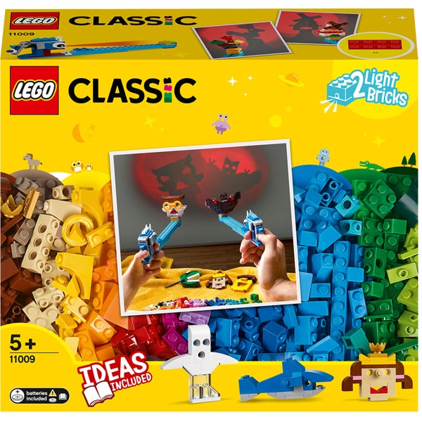 LEGO 11009 Classic Stenen en lichten Schaduwtheater Bouwset, Creatief Speelgoed voor Kinderen van 5 Jaar en Ouder