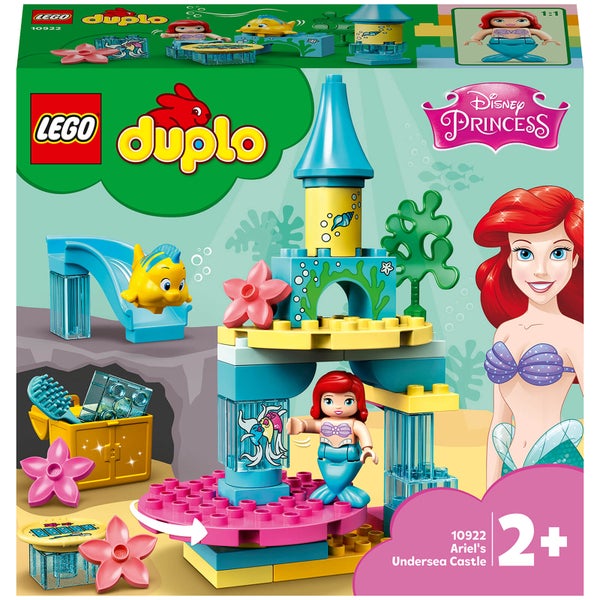 LEGO DUPLO Disney : Princesse : Ensemble de Jeux de Construction Le château sous la mer d'Ariel (10922)