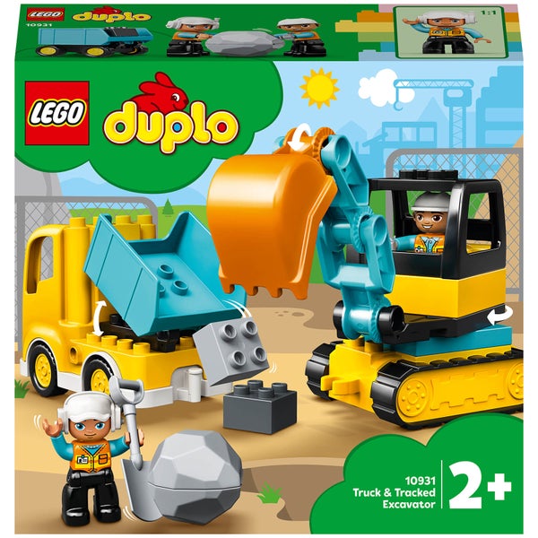LEGO DUPLO Town: Truck & Tracked Excavator Toy (10931)