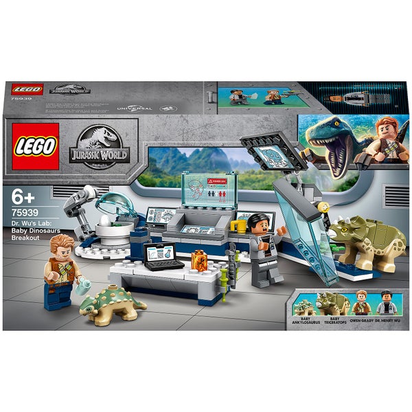 LEGO Jurassic World: Dr. Wu's Lab: Baby Dinosaurs Breakout (75939)